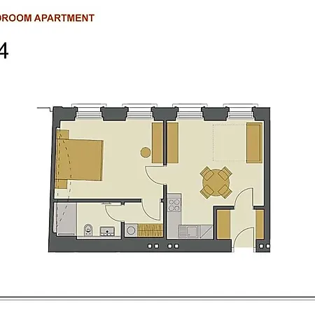 Downtown Rubesova Lägenhetshotell 4*