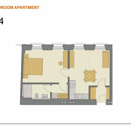 Hotel apartamentowy Downtown Rubesova Praga